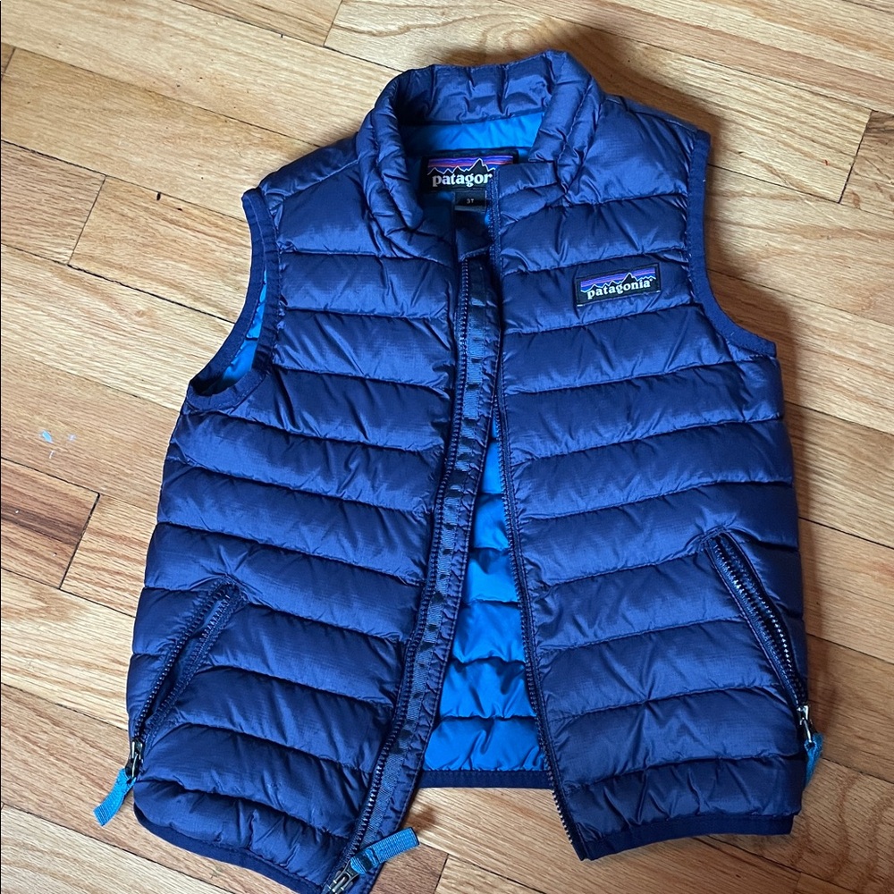 Patagonia Navy Quilted Vest